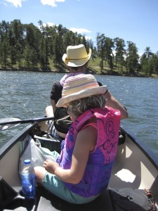 Canoeing at Red Feather Lakes